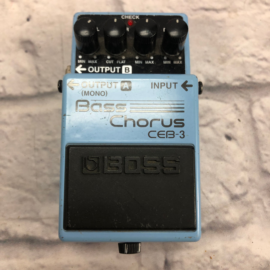 Boss CEB-3 Bass Chorus Pedal Pink Label
