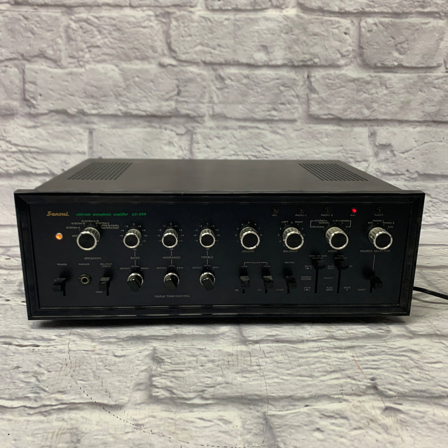 Vintage Sansui AU-999 Solid State Integrated Stereophonic Amplifier 1970-1972