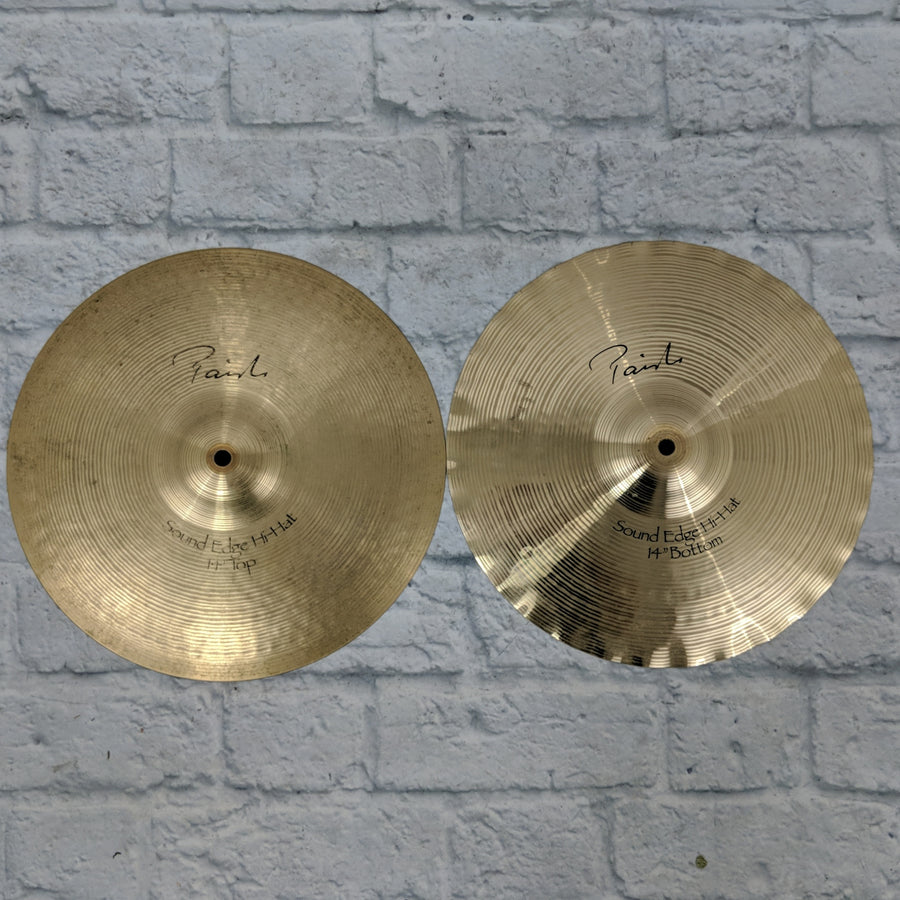 Paiste 14" Signature Sound Edge Hi-Hat Cymbals (Pair) Traditional