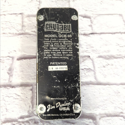 Dunlop GCB95 Crybaby Wah Pedal