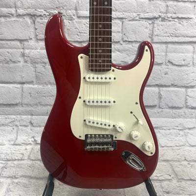 Squier Stratocaster Red Electric Guitar