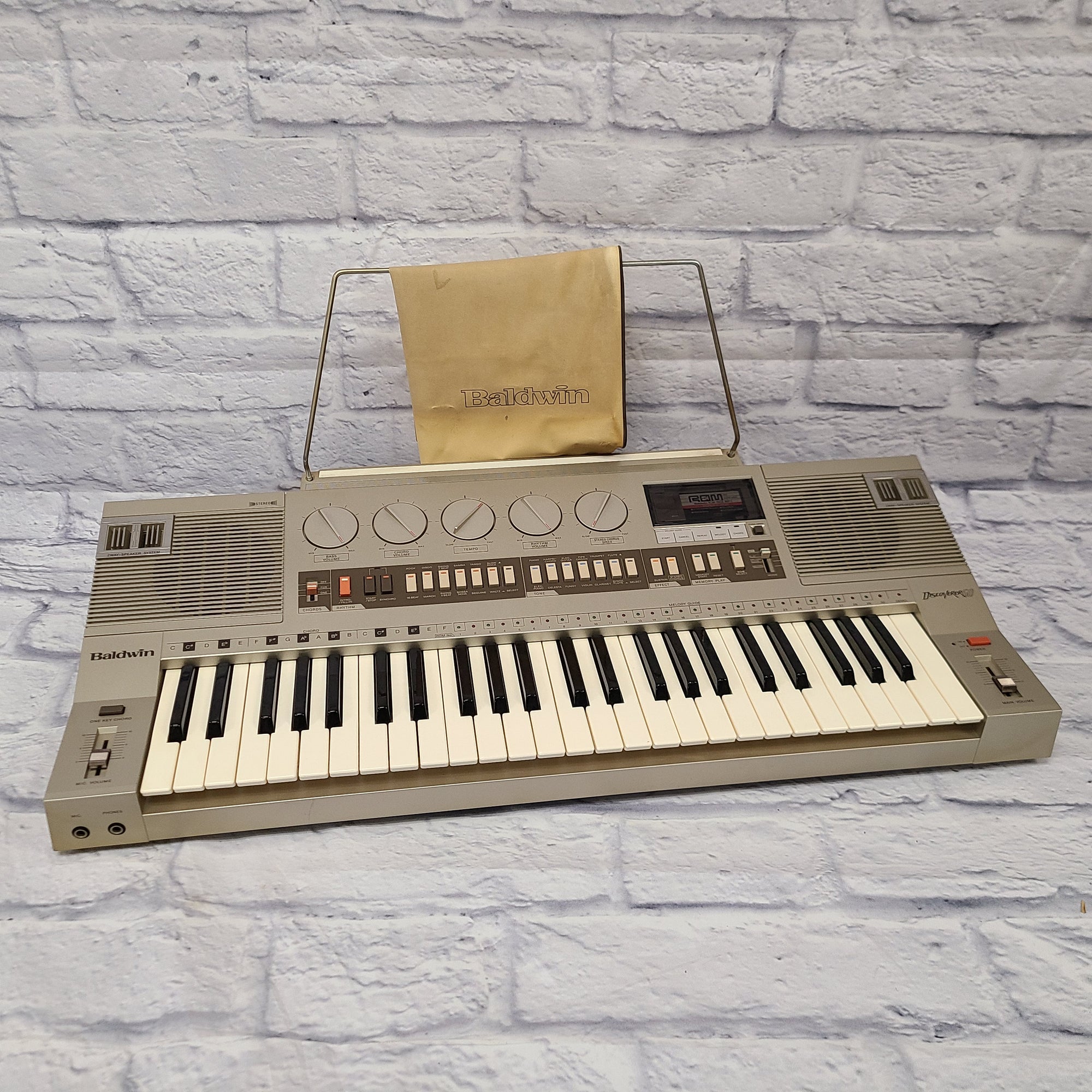 Vintage Late 70's Baldwin Discovery DS-60 Analog Keyboard