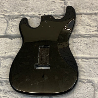 Project Electric Guitar Body Black