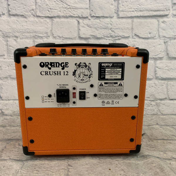 Orange Amps Crush 12 Guitar Combo Amp Evolution Music