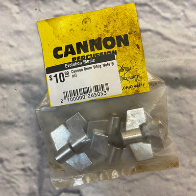 Cannon 8mm Wing Nuts (6 pc)