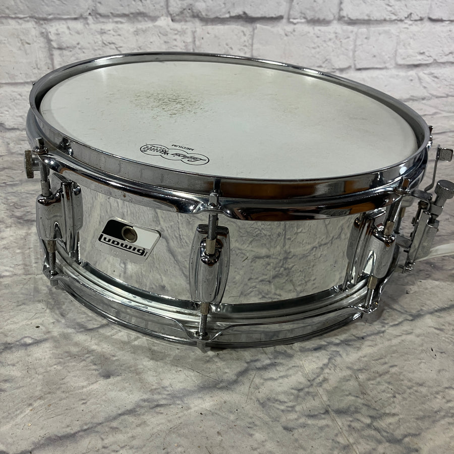 Ludwig Rocker 14 x 5 Chrome over Wood Snare