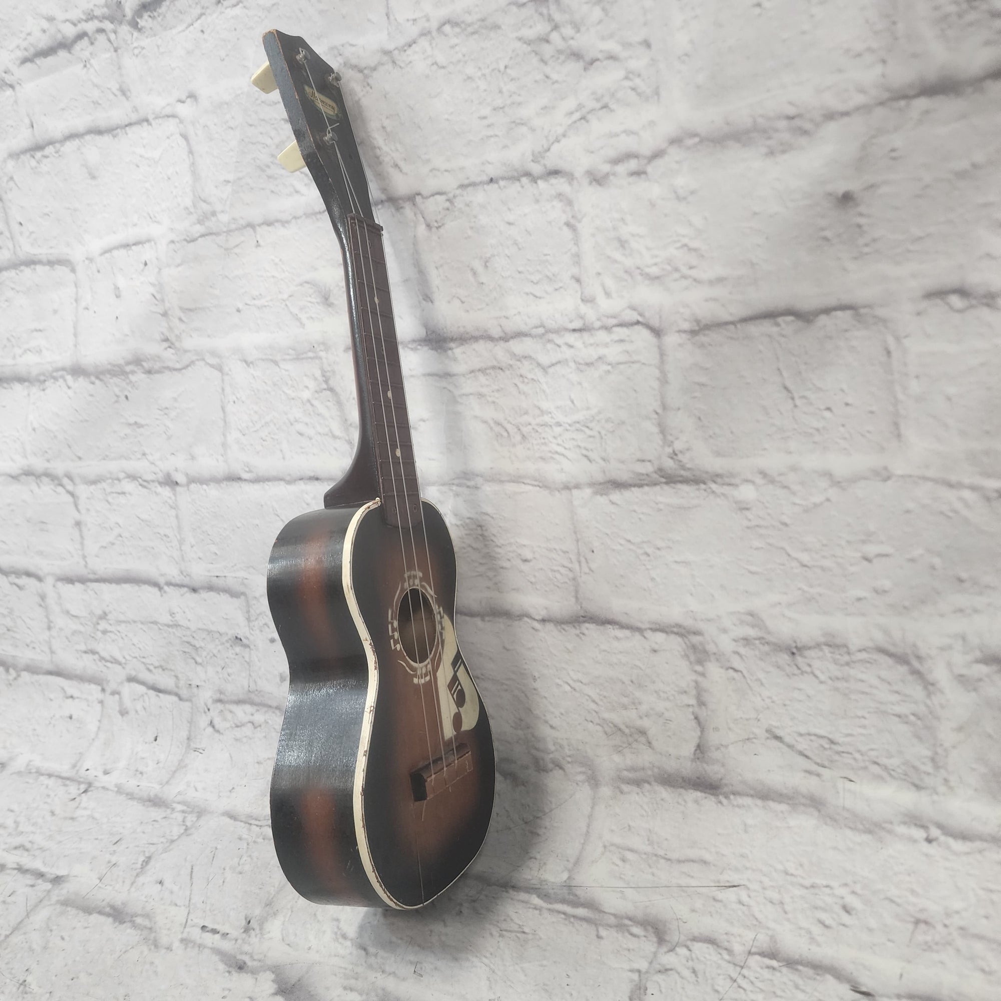 Harmony Vintage Stencil Ukulele Missing Tuning Peg