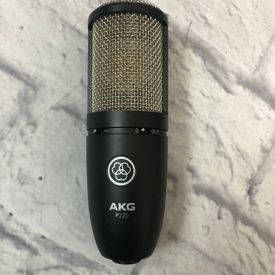 AKG P220 Large Diaphragm Condenser Microphone with Case