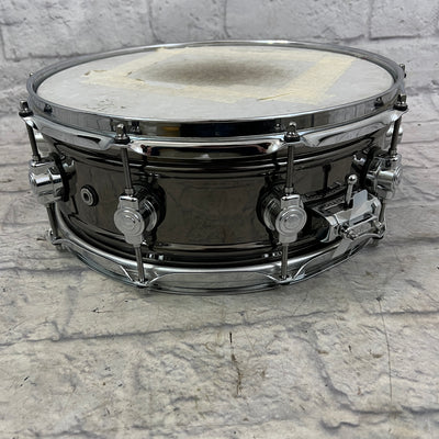 DW Design Series Black over Brass 14x5.5" Snare