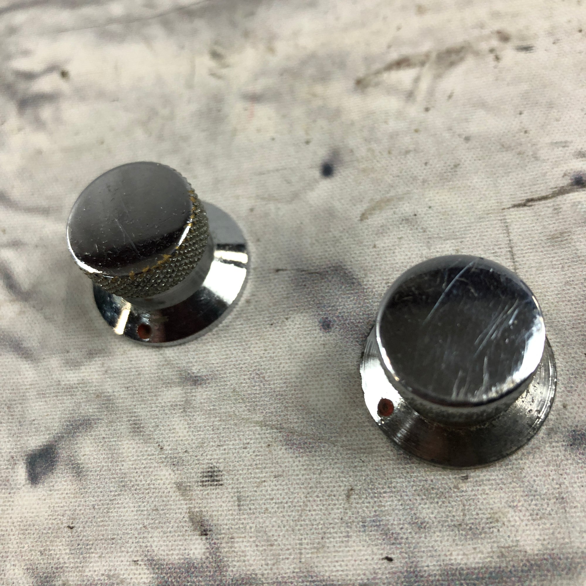 Vox Amplifier Knob Pair Vintage 1960s