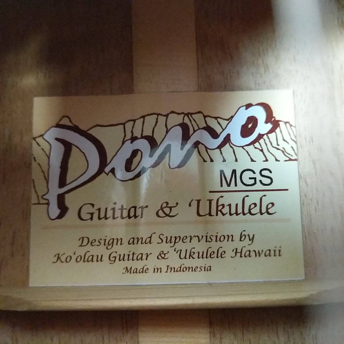 Pono MGS Mango Satin Soprano Ukulele