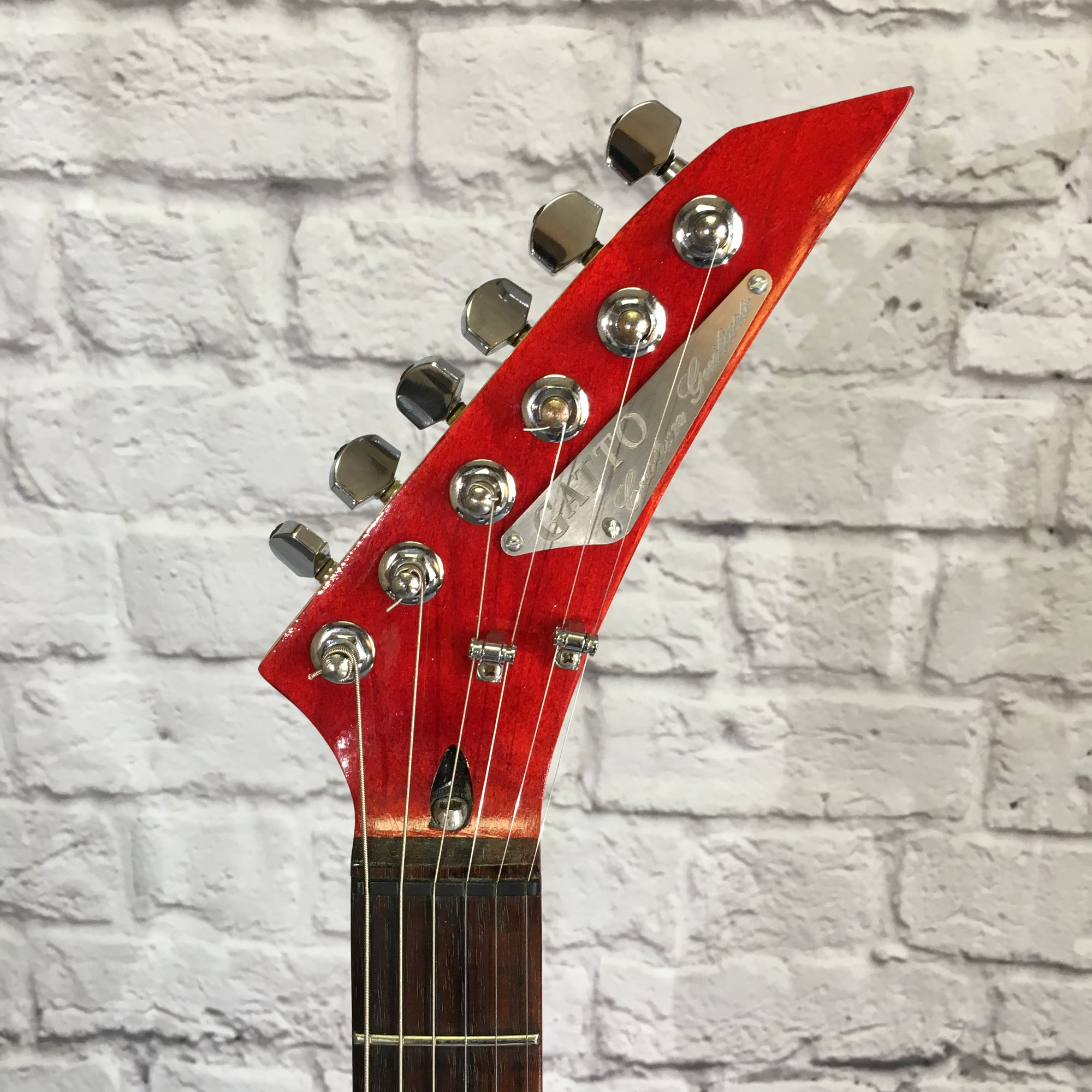 Gatto Tele Style Electric Guitar Trans Red Finish
