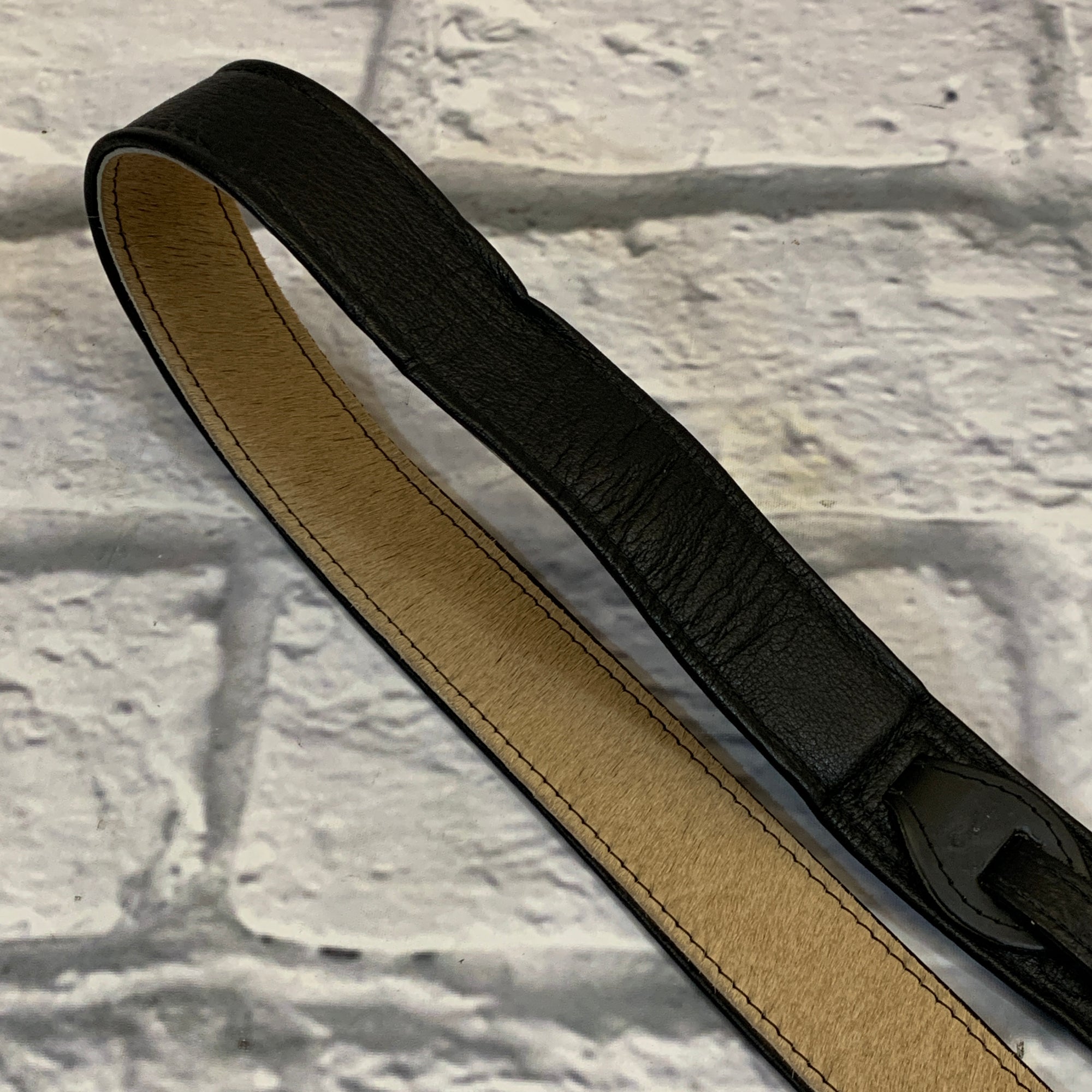 Levy's MSM70HO 1.5in Leather Strap Black