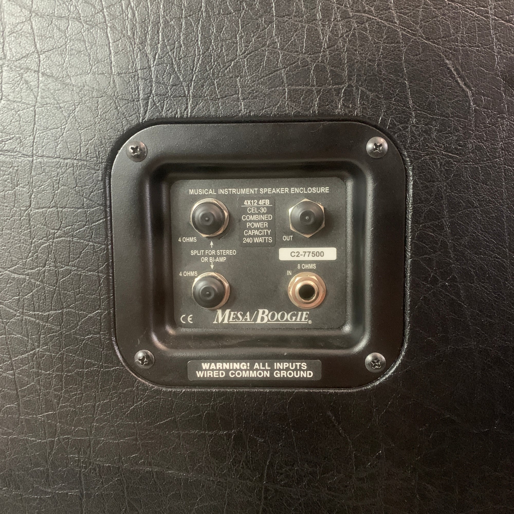 Mesa Boogie 412 Straight Slant 4x12 Guitar Cab