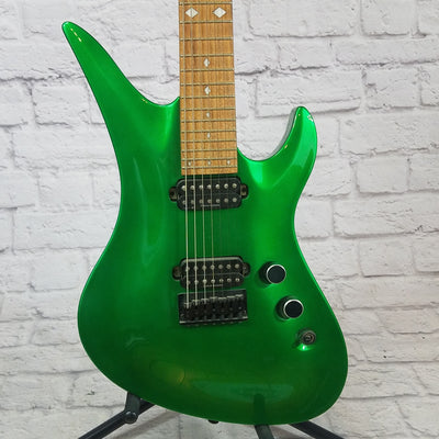Schecter Diamond Series A-7 Green Electric Guitar with Case