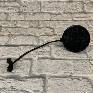 Black Fabric Microphone Pop Filter