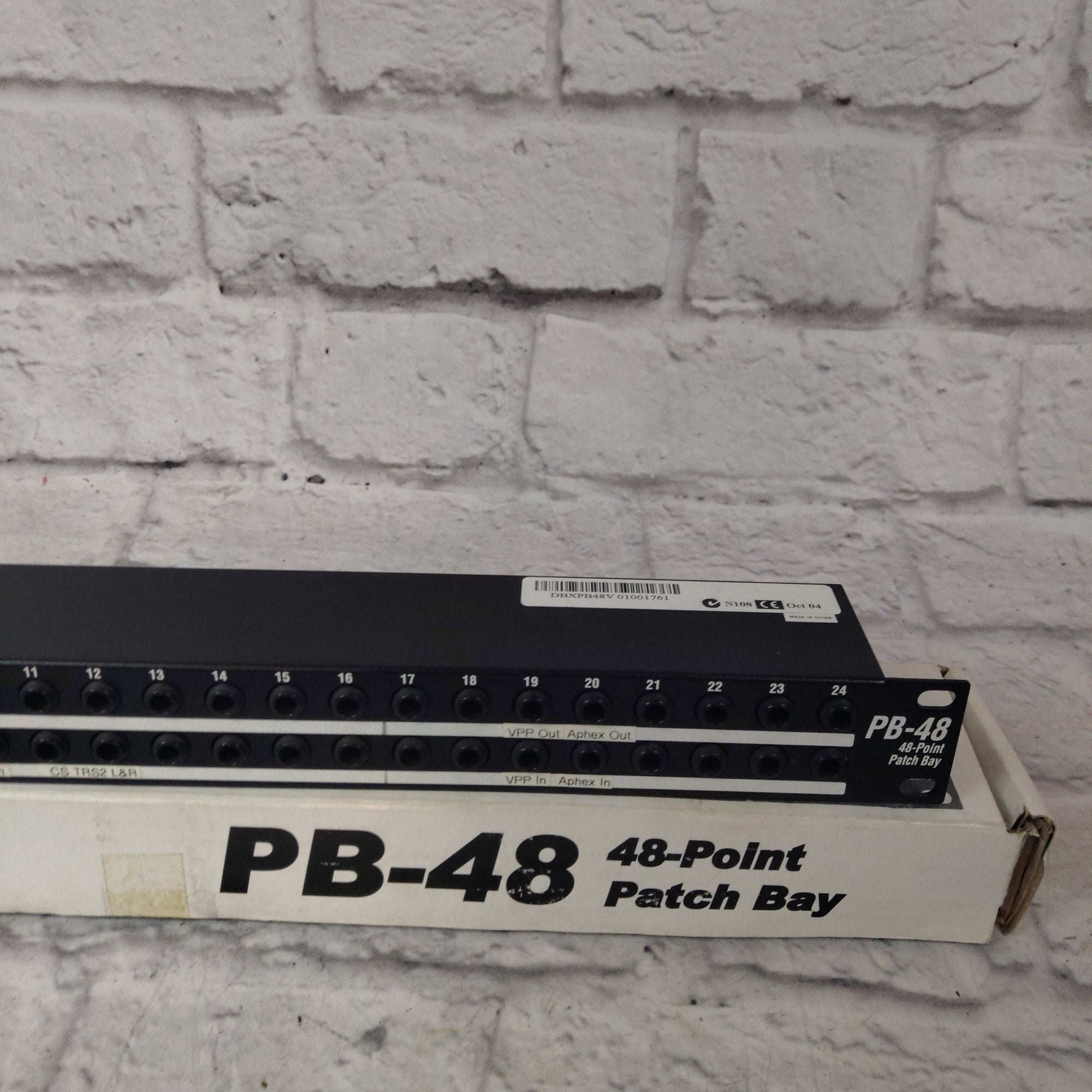 DBX PB-48 48 Point Rack Patchbay - Evolution Music