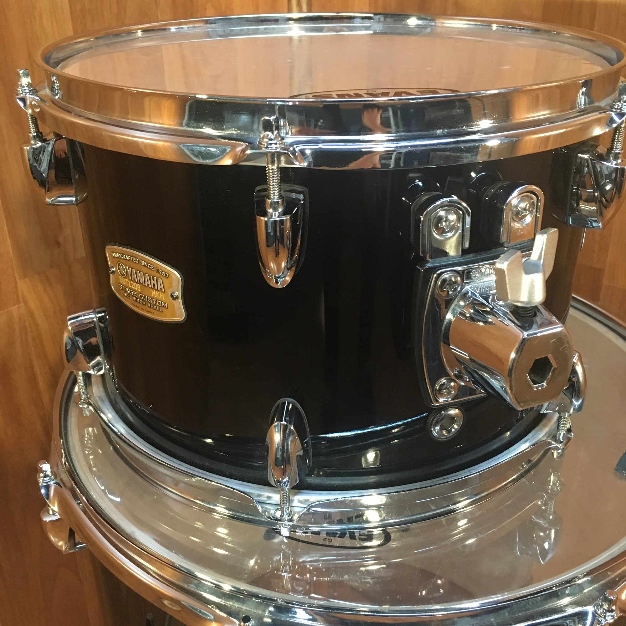 Yamaha Stage Custom Birch Black 3 piece Tom Set