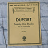 G. Schirmer Duport. Twenty-One Etudes -- bk 2 violoncello vol 638