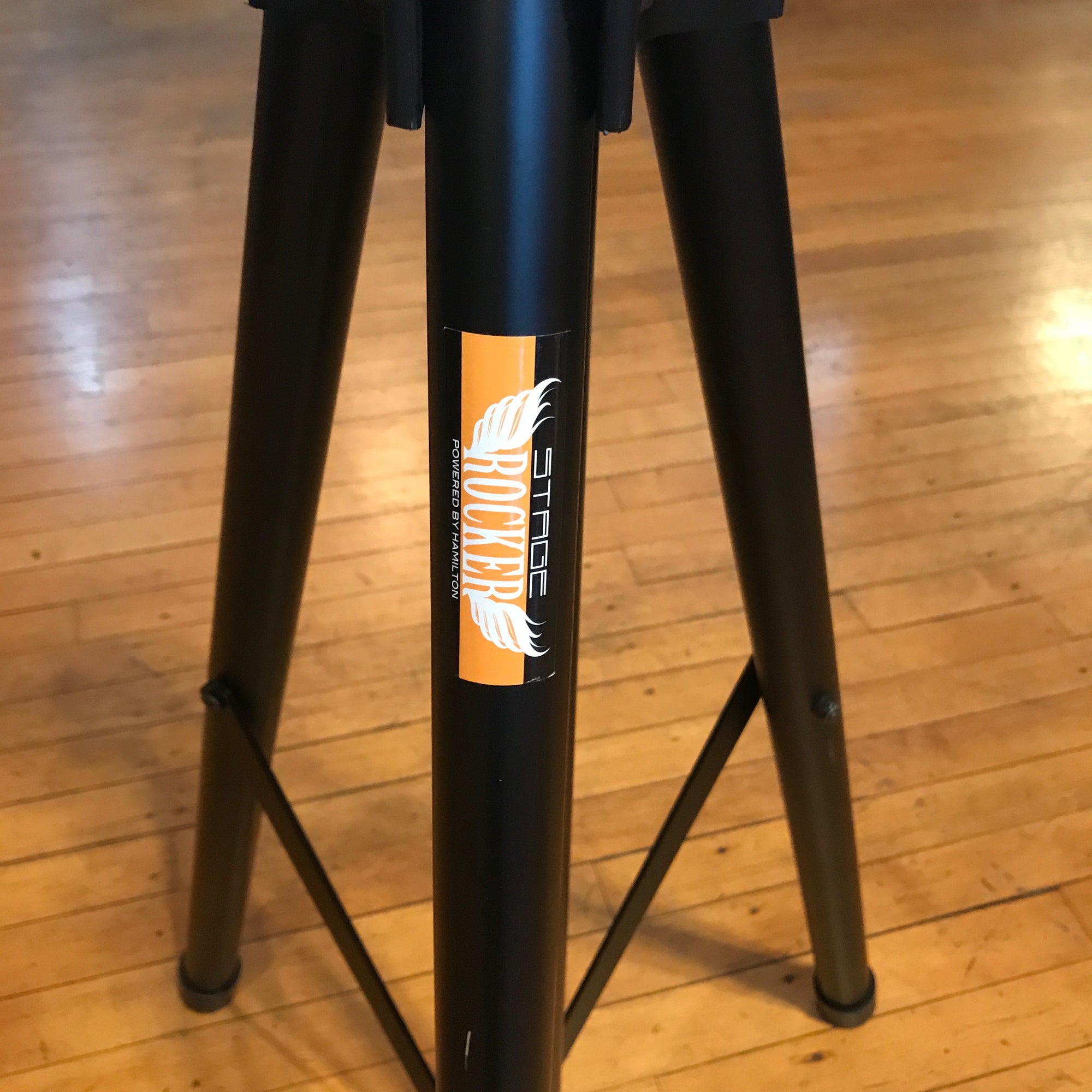 Stage Rocker Powered by Hamilton SR750700 Aluminum Speaker Stand - Black