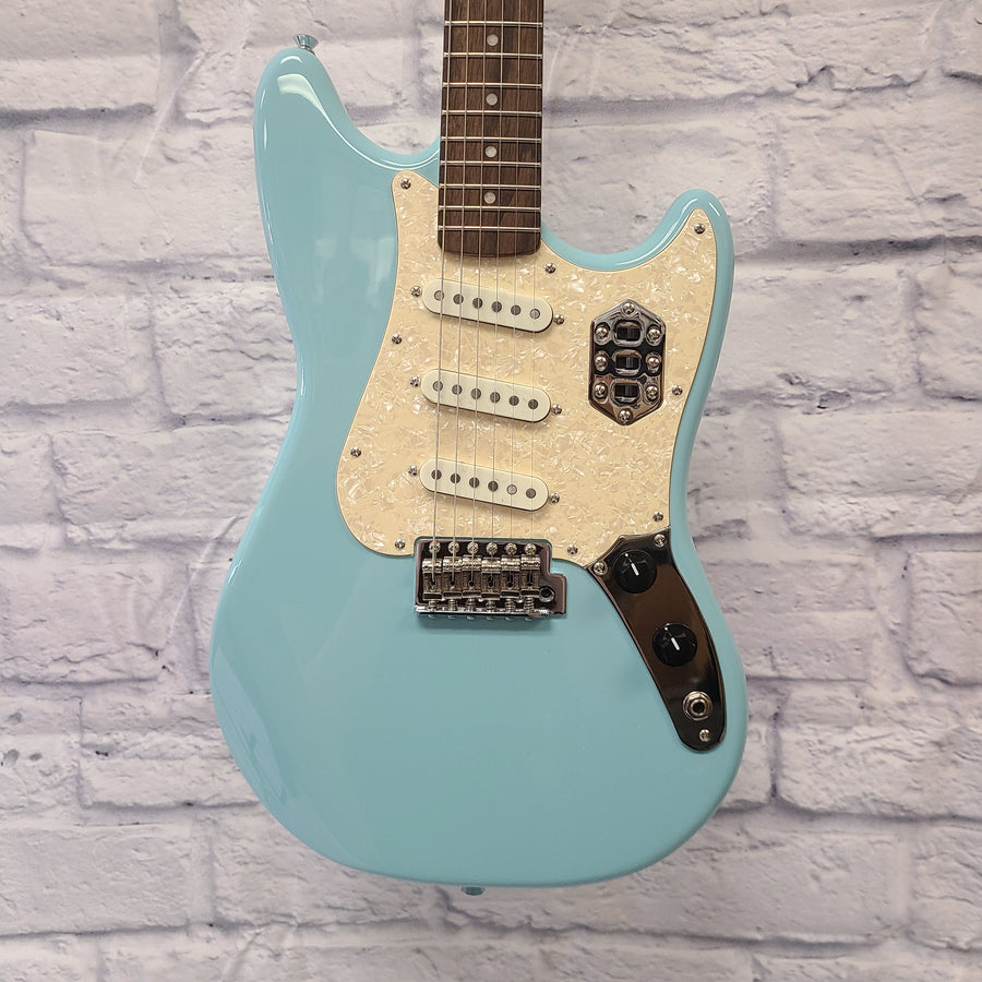 Squier Paranormal Cyclone Electric Guitar - Daphne Blue