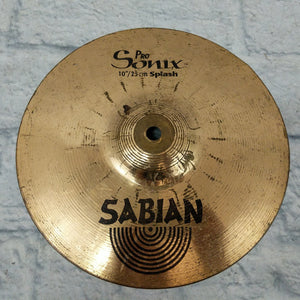 Sabian Pro Sonix 10in Splash Cymbal - Cracked