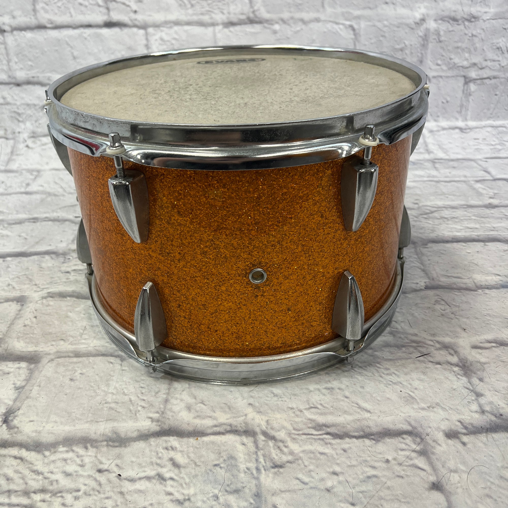Arai 3pc 1970s Japanese Gold Sparkle Drum Set