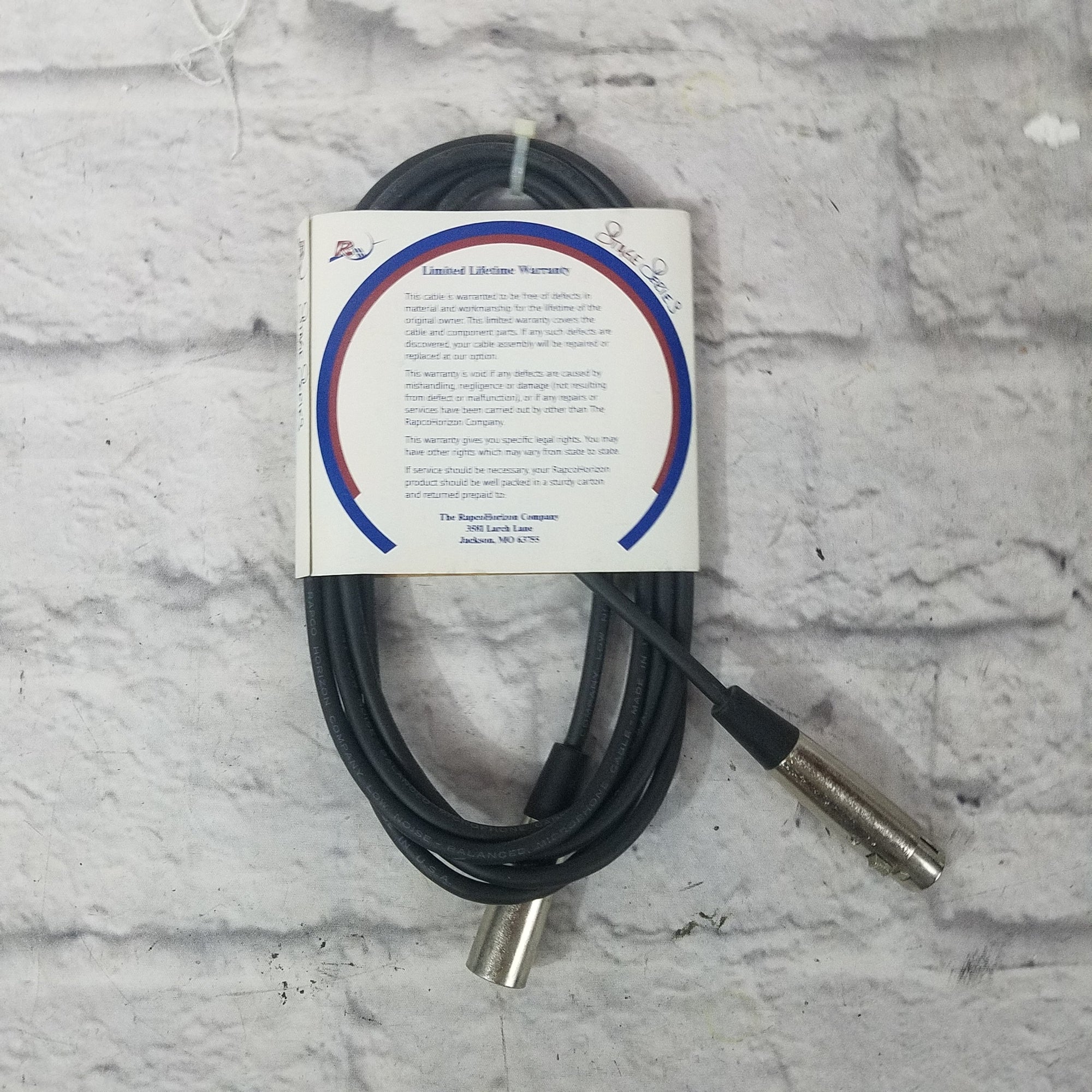 Rapco Horizon M1-10 10ft XLR Cable