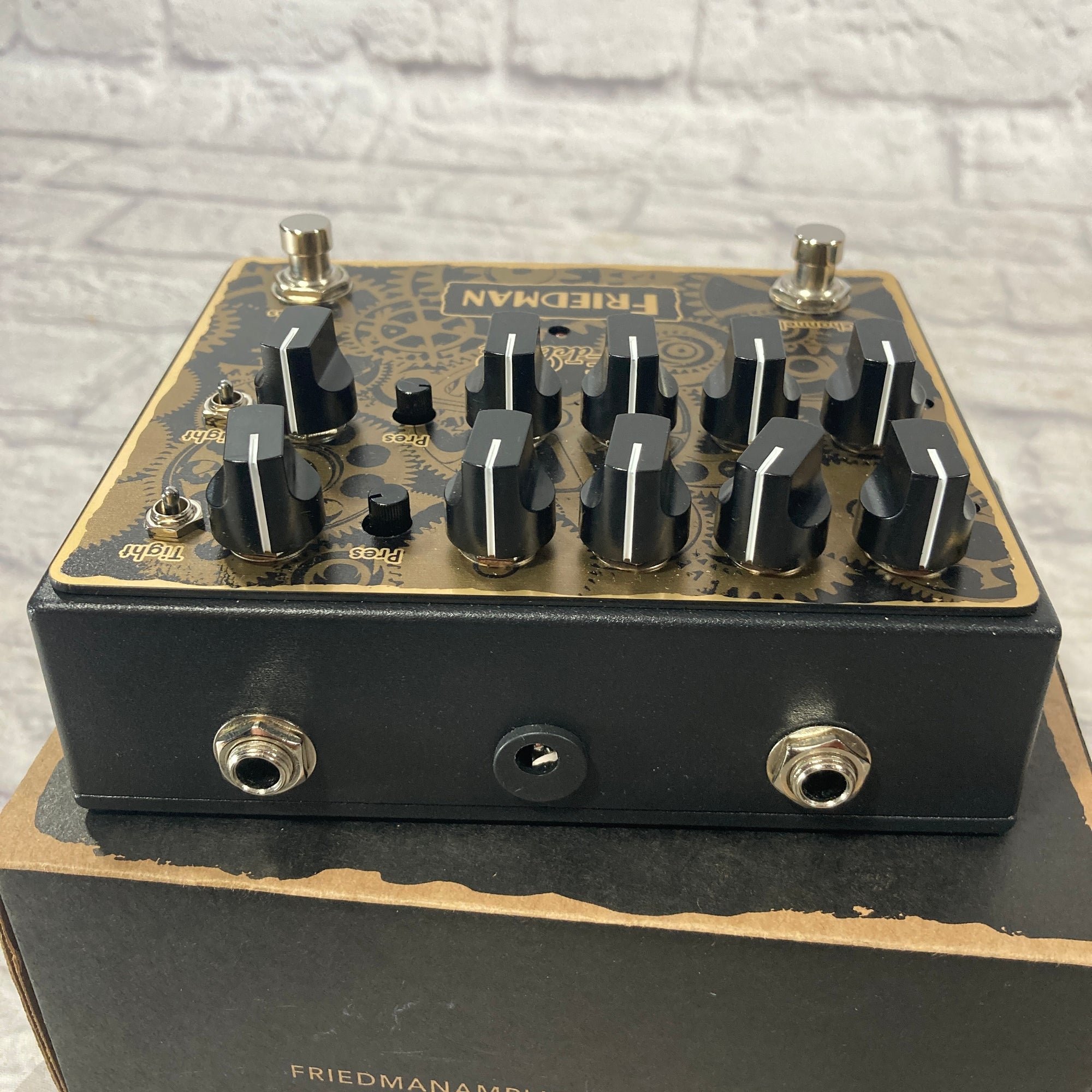 friedman be deluxe pedal Friedman BE-OD Deluxe Clockworks Edition Overdrive Pedal