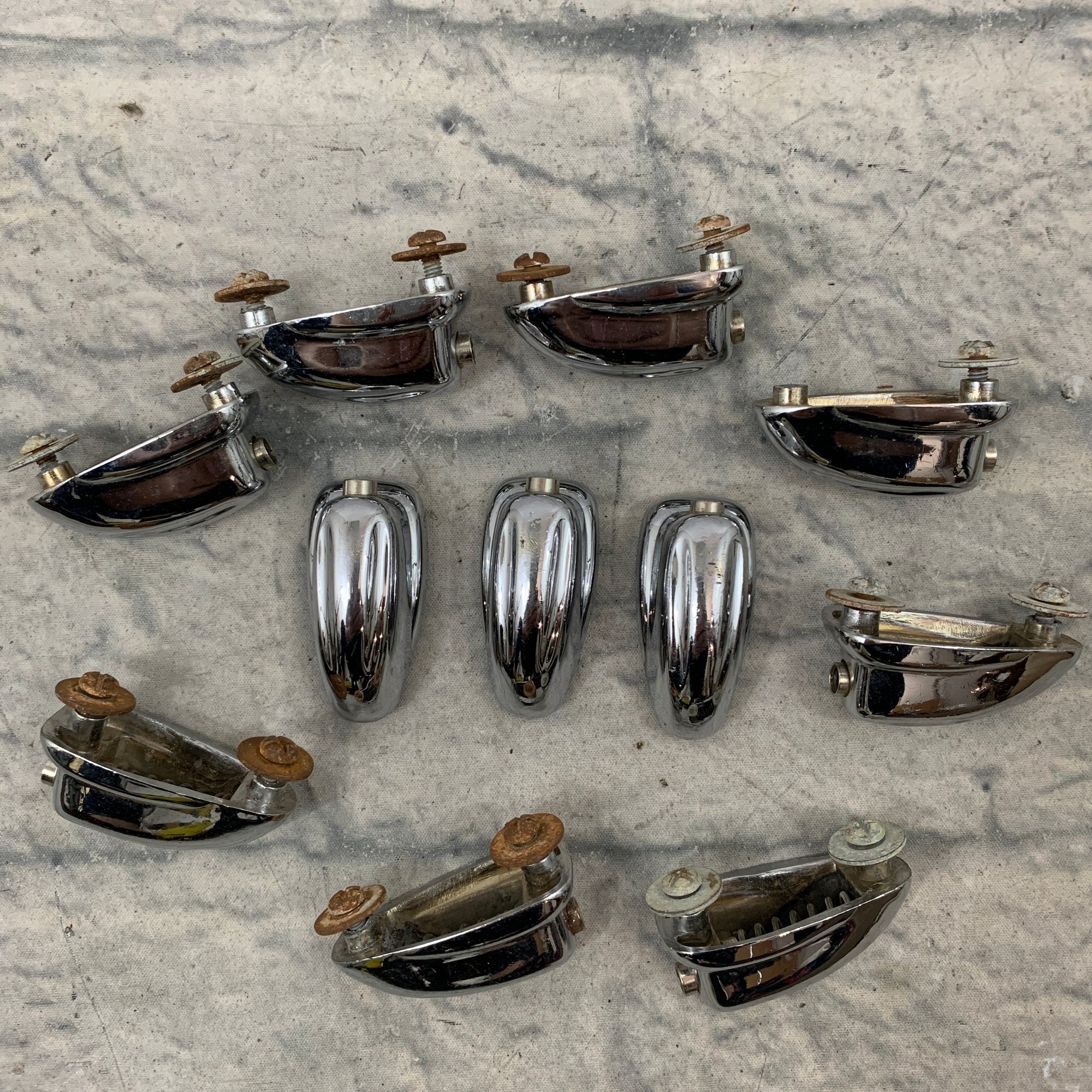 Vintage Slingerland Drum Lugs Set of Eleven 11