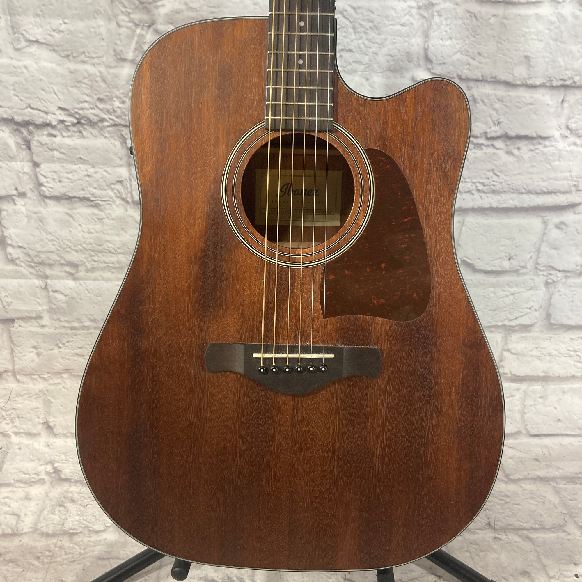 Okoume Open Pore Dreadnought Acoustic Electric Guitar w/ Road Runner Case