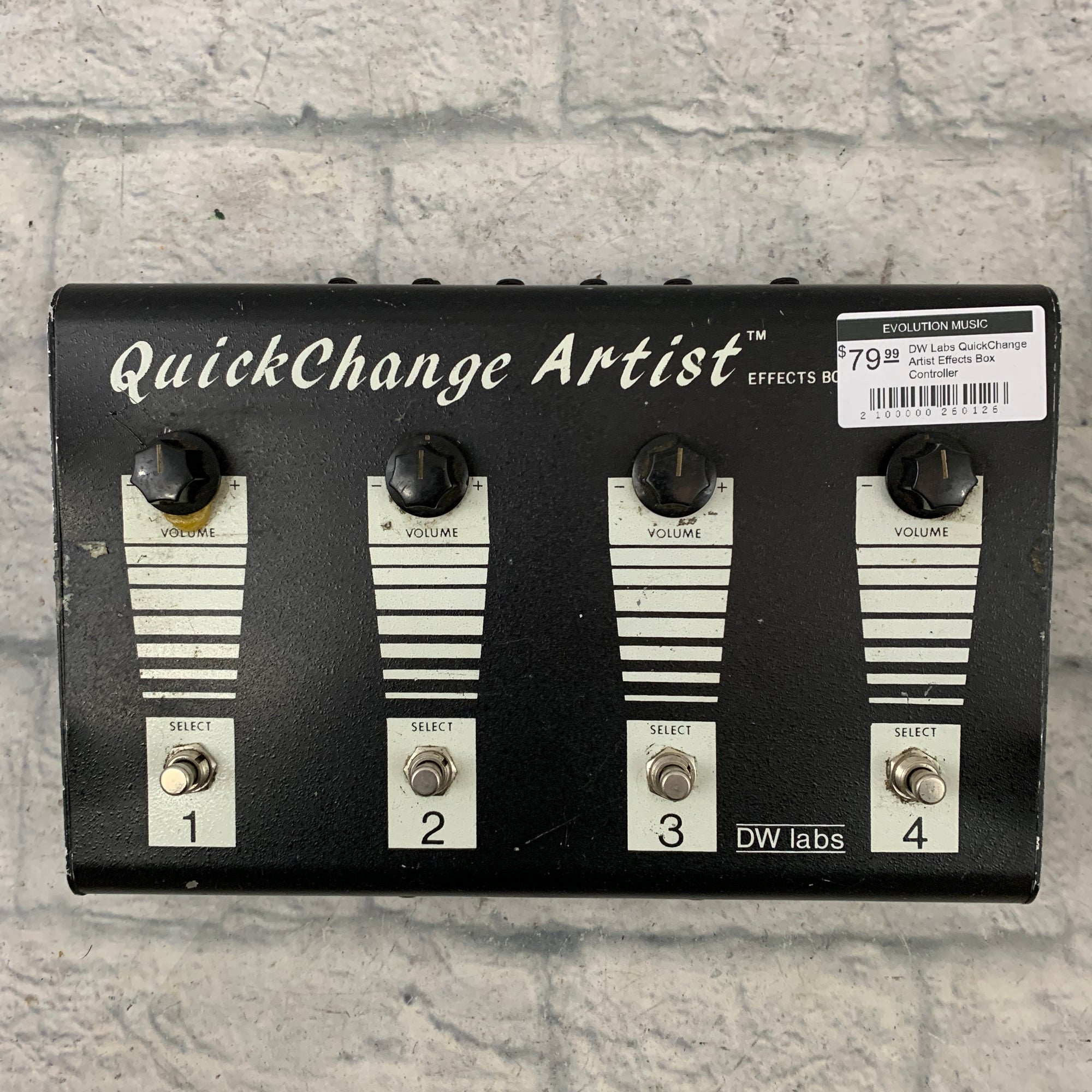 DW Labs QuickChange Artist Effects Box Controller