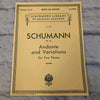 Schirmer's Library Schumann: Op. 46 Andante and Variations For Two Pianos