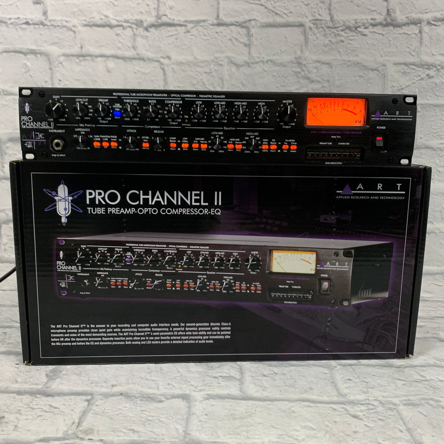 Art Pro Channel 2 Tube Preamp Compressor EQ