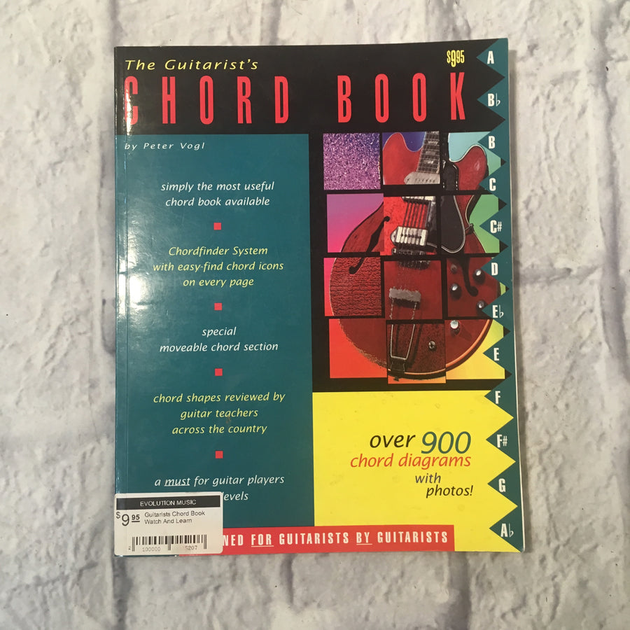 Watch And Learn The Guitarists Chord Book by Peter Vogl