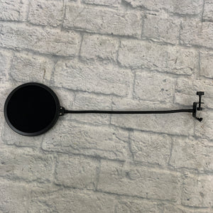 Black Clamp-On Pop Filter