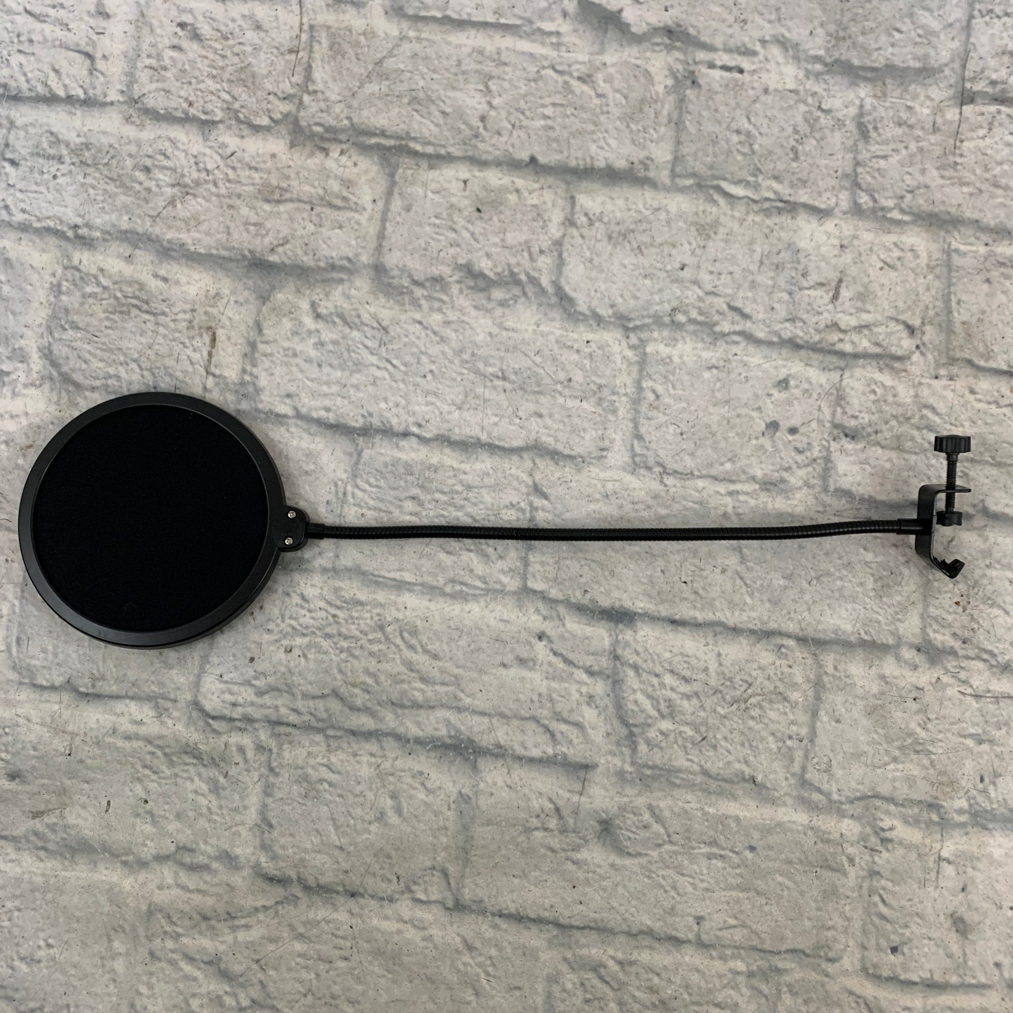 Black Clamp-On Pop Filter
