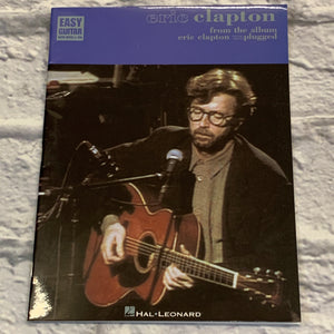 Hal Leonard Eric Clapton: Unplugged Easy Guitar Book