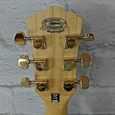 Washburn WJ40SCE Jumbo Acoustic Guitar With Hardshell Case