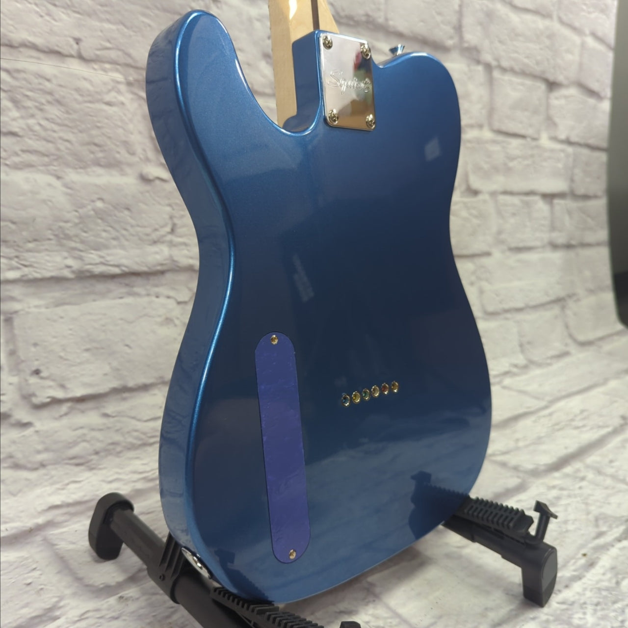 Squier by Fender Paranormal Cabronita Telecaster Thinline Electric Guitar - Lake Placid Blue