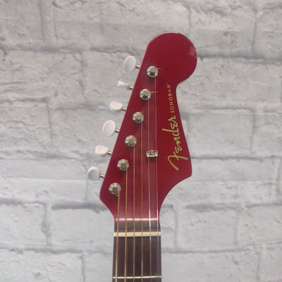 Fender SCE Sonoran Candy Apple Red Acoustic Guitar
