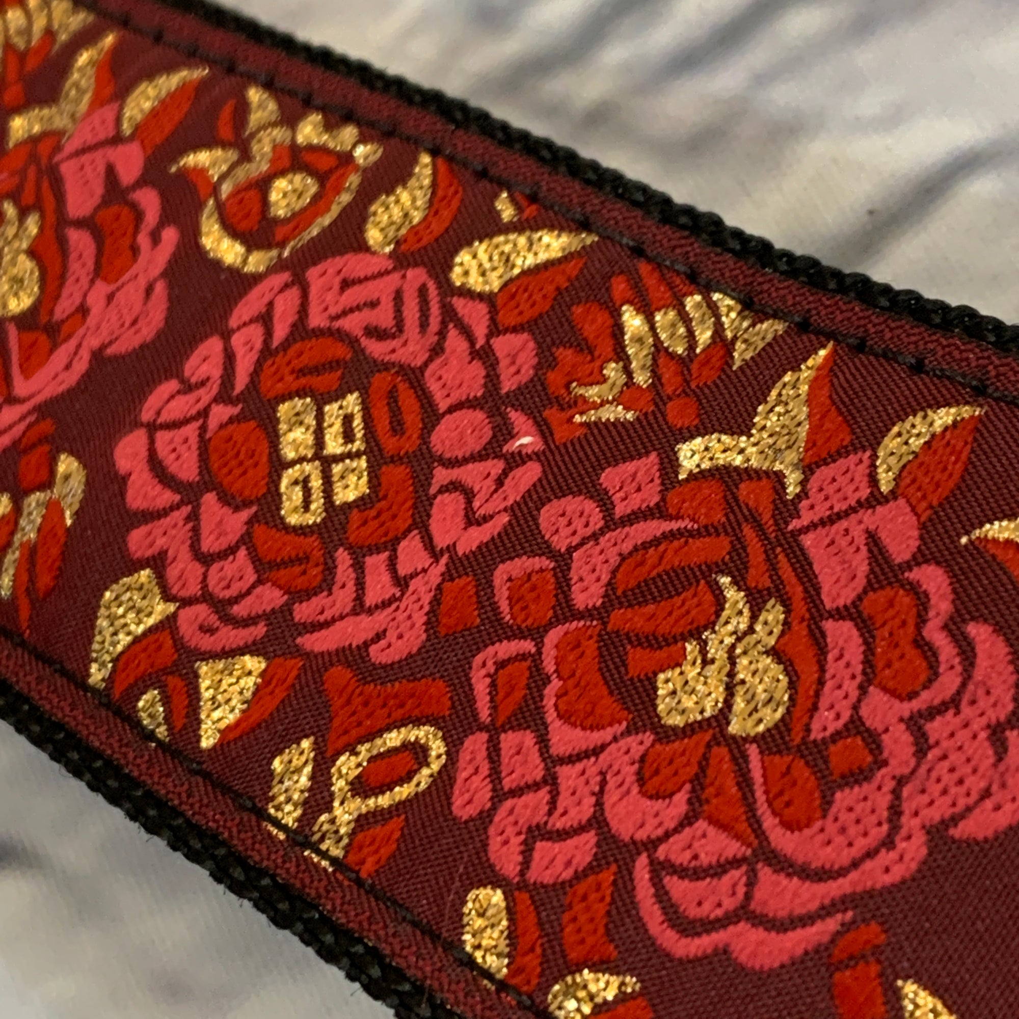 Levy's M8AS-BLU Jacquard 2" Guitar Strap Red