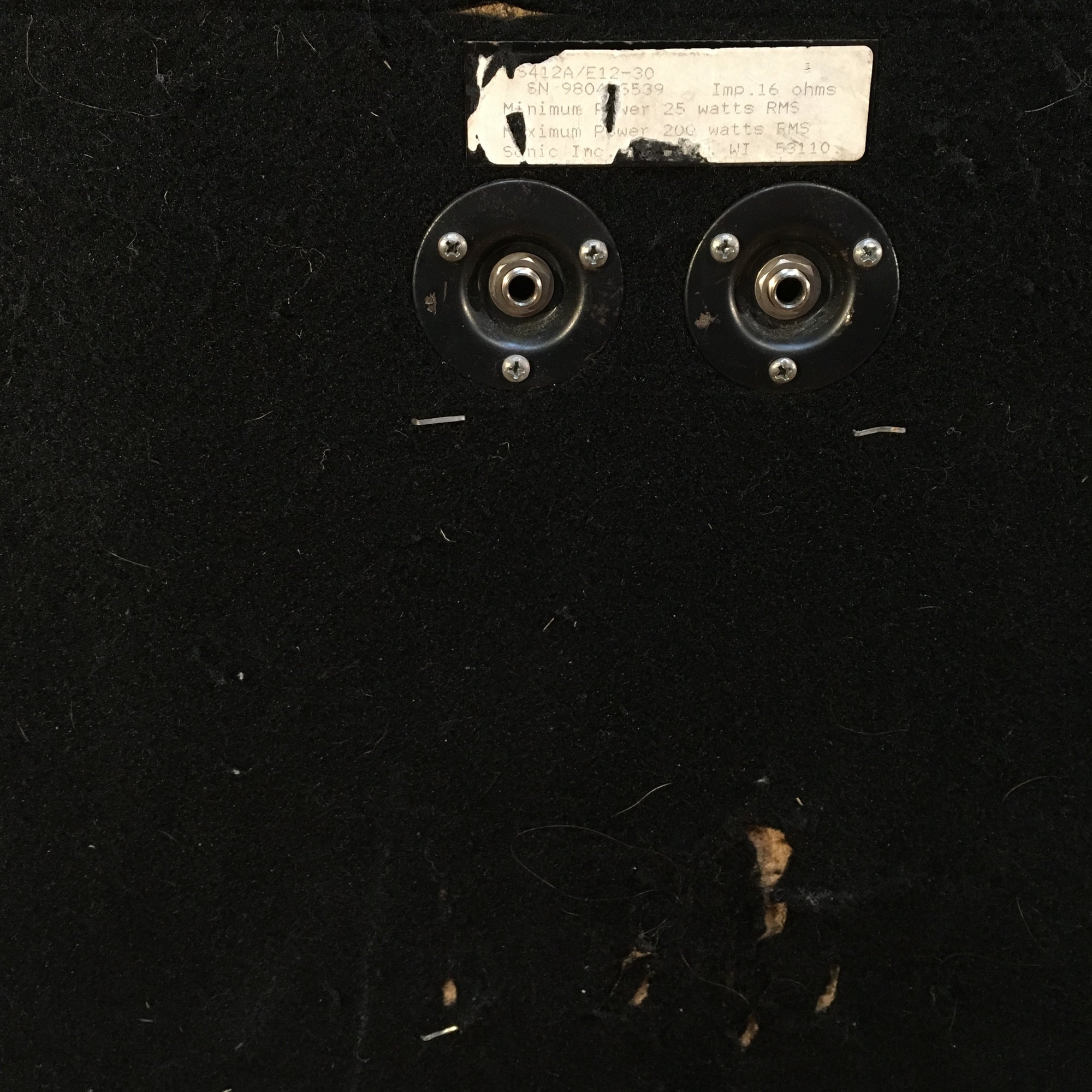 Sonic 4x12 Guitar Cabinet