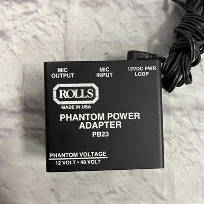 Rolls PB23 Phantom Power Adapter Adapter/Splitter