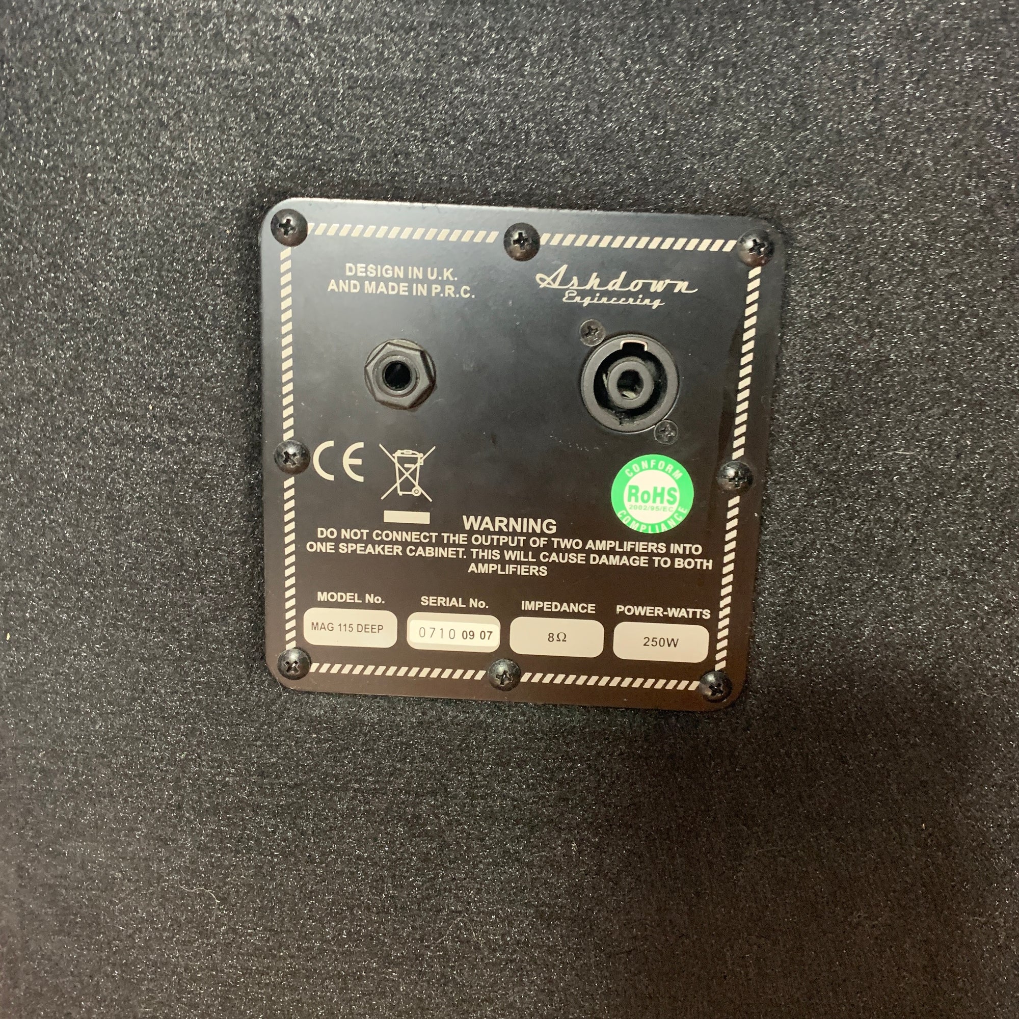 Ashdown 115 Deep 1x15 Bass Extension Cabinet