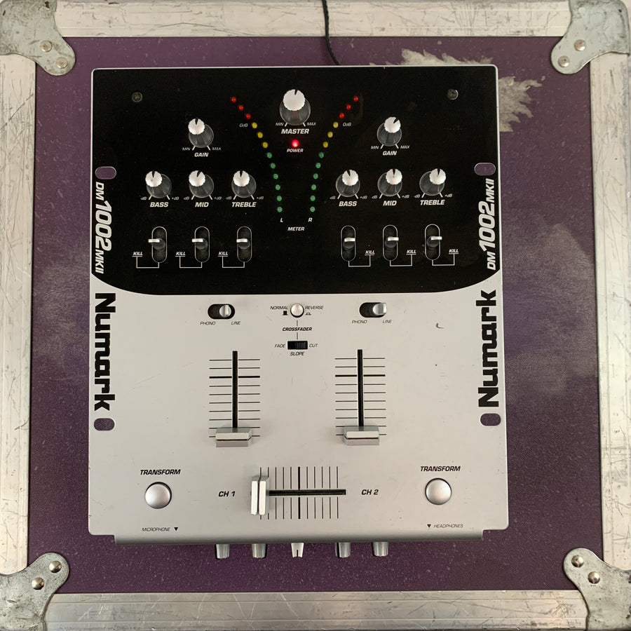 Numark DM1002 MKII DJ Mixer w/ Road Case