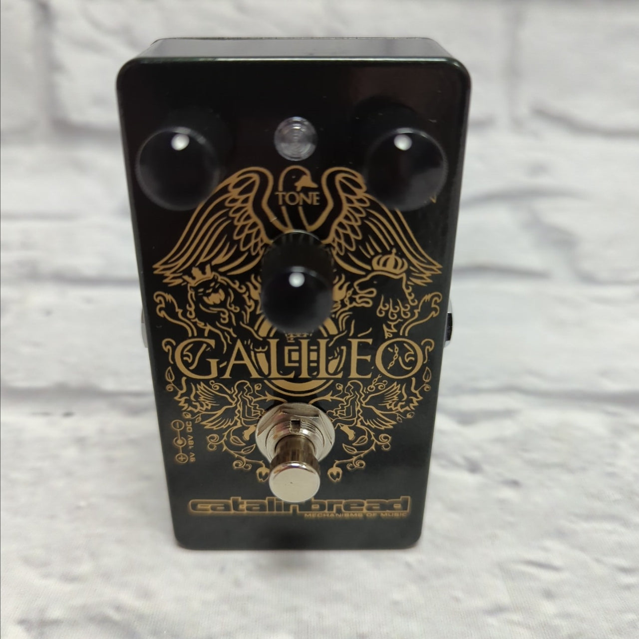 Catalinbread Galileo Treble Boost Overdrive Pedal - Brian May Moss Metalic