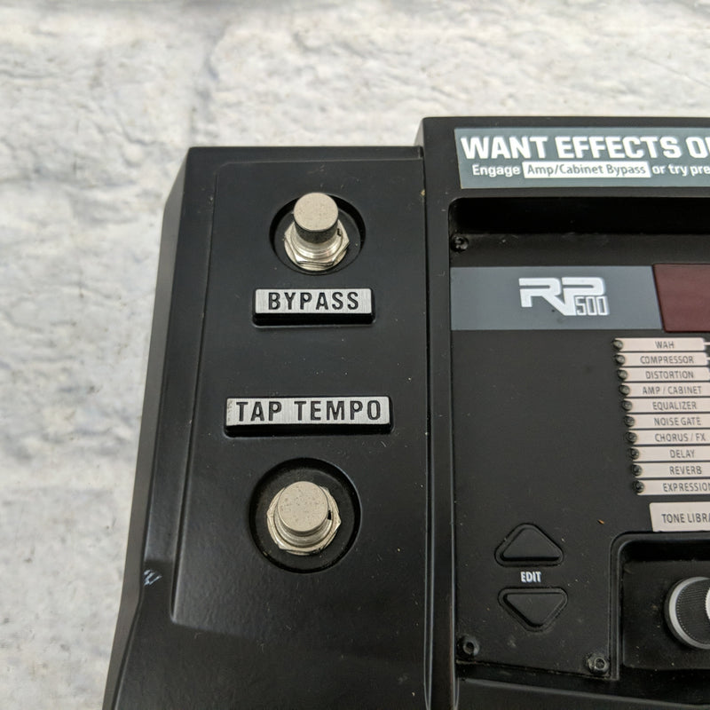 Digitech RP500 Multi-effect Pedal and Audio Interface - Evolution Music