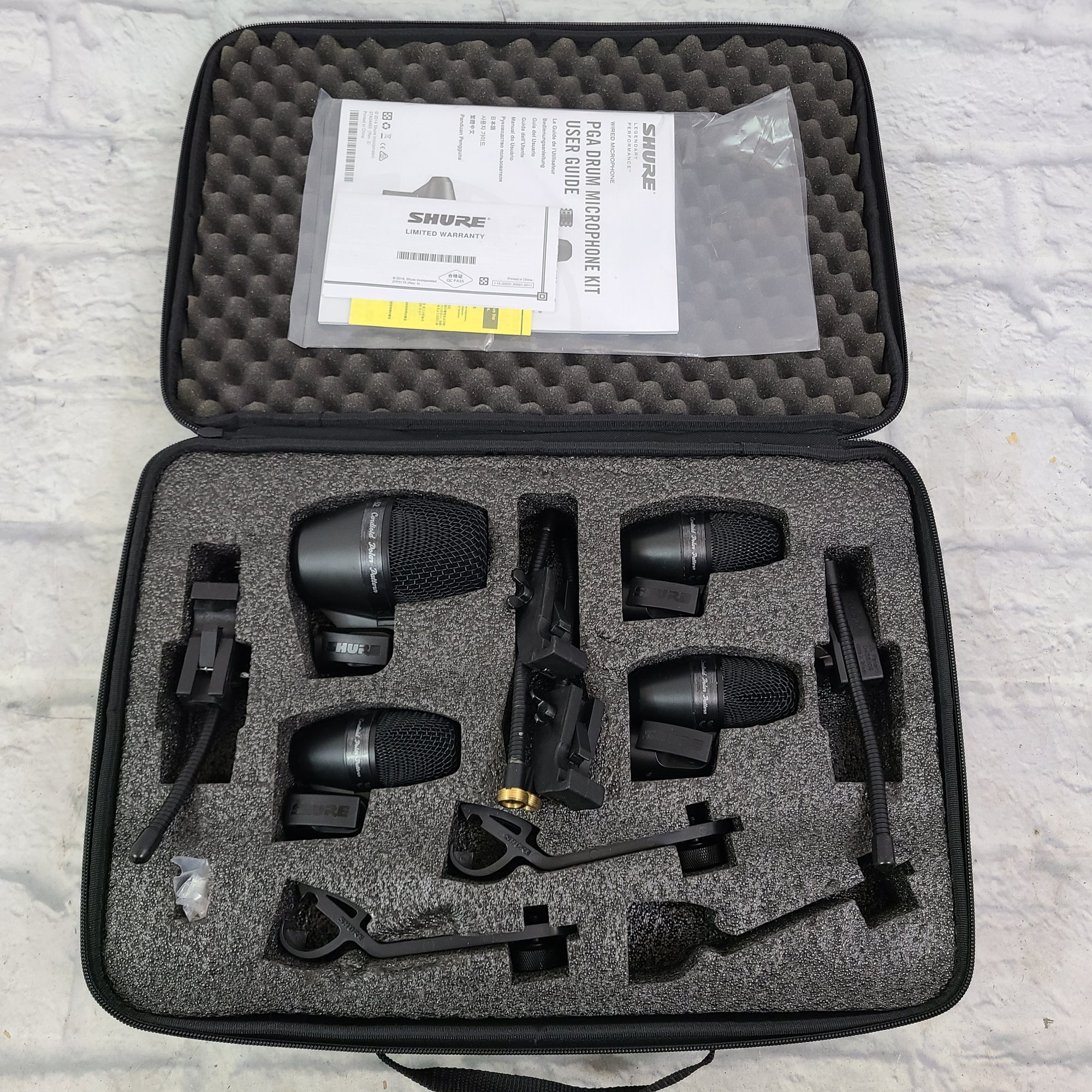 Shure PA56 (3) PGA52(1) Drum Mic Set
