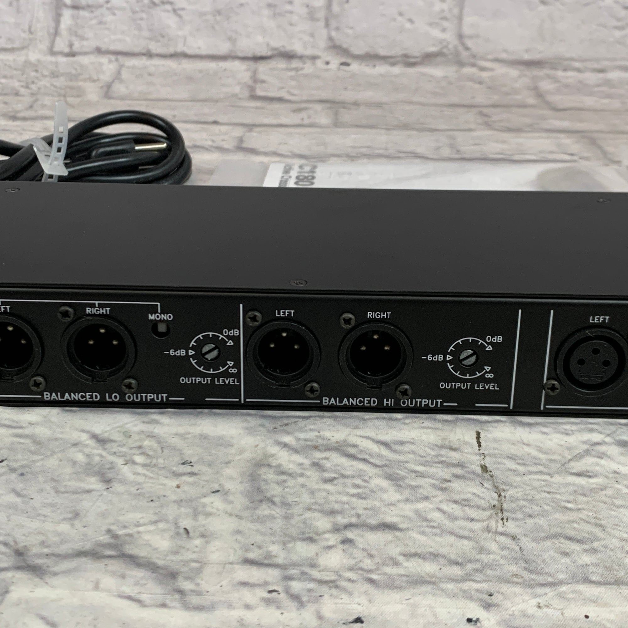 Studiomaster C180 Active Crossover Rack